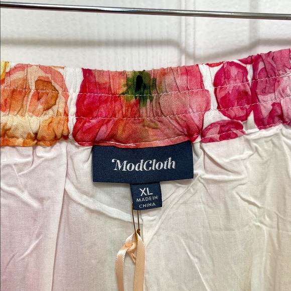 NWT MODCLOTH Heirloom Tomato Print Pocket Skirt - Picture 7 of 10